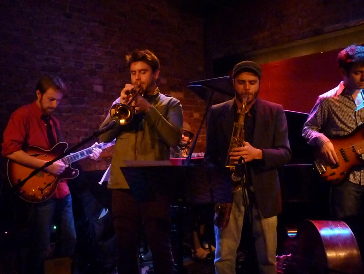 Billy White performing live with his quintet